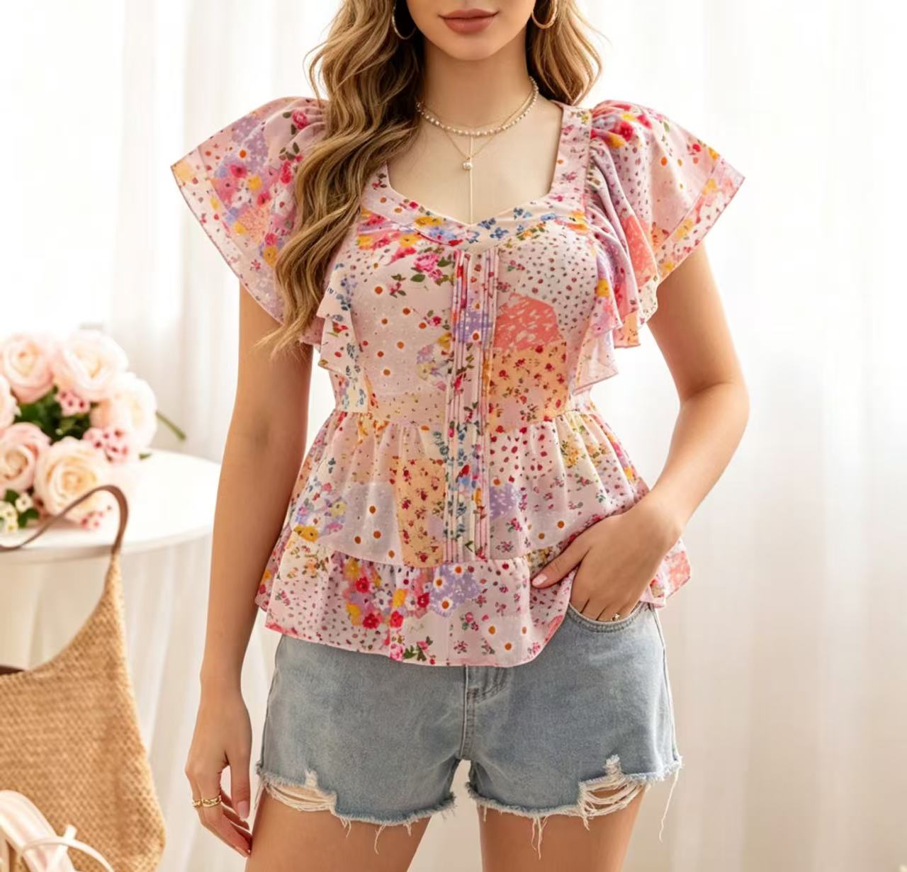 Summer Clothing Girls - Plus Size Women's Niche Design Small