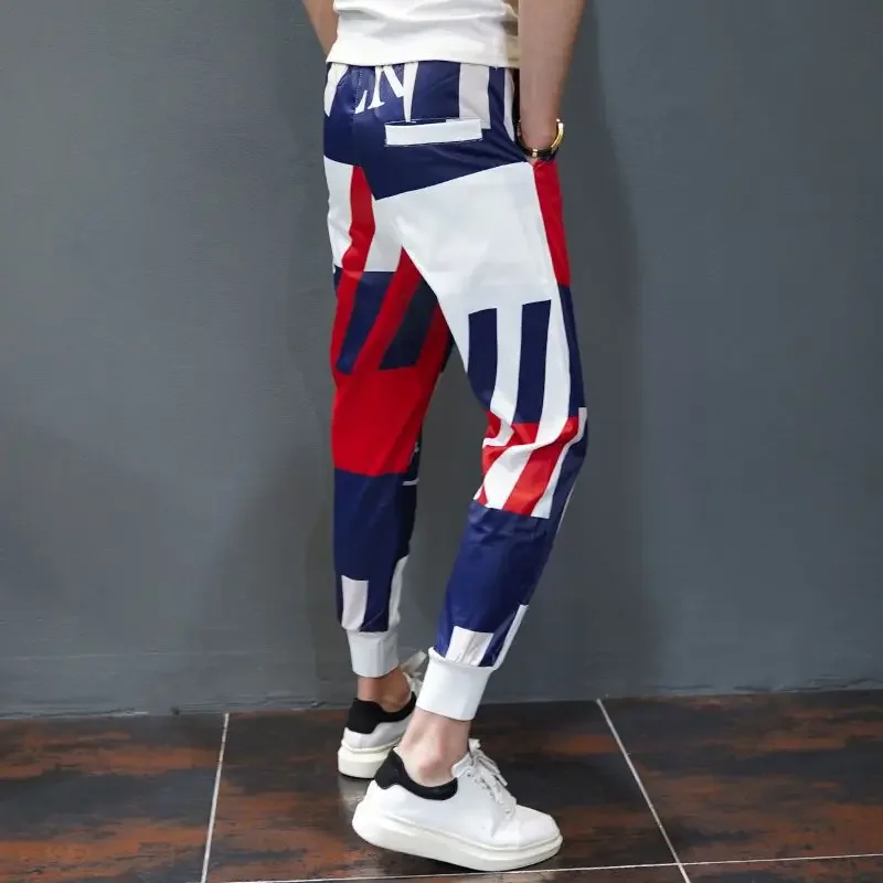 Summer Clothing Men 2025 - Slim Fit Polyester Men's Casual Pants