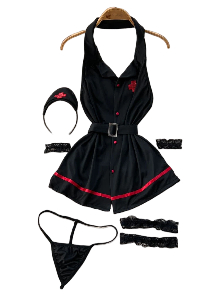 Summer Clothing For Petite Women - Erotic Fashion Sexy Halter Lingerie Dress