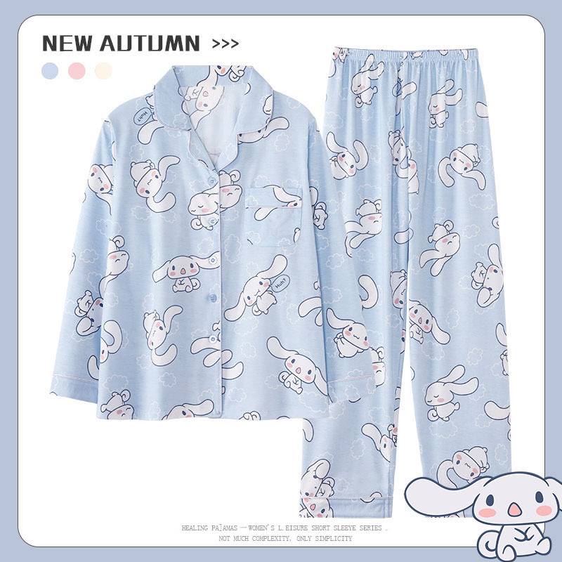 Summer House Clothing - Sanrios Cinnamoroll Pajamas Women Spring Autumn