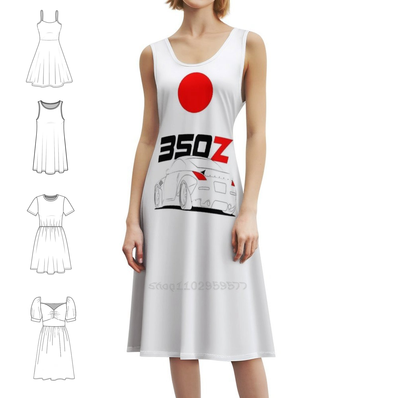 Summer Clothing Wear - 350Z Korean Style Dress For Women