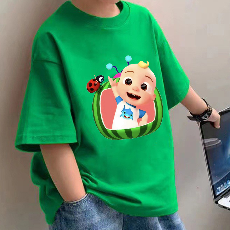Summer Clothing Girls - Cocomelons Baby T-Shirts Anime Cotton Short