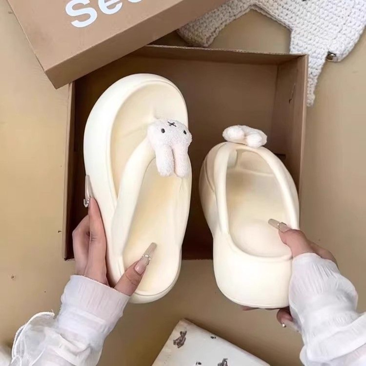 Kawaii Miffy EVA Flip-flops Cu - Summer Away Clothing recension och pris