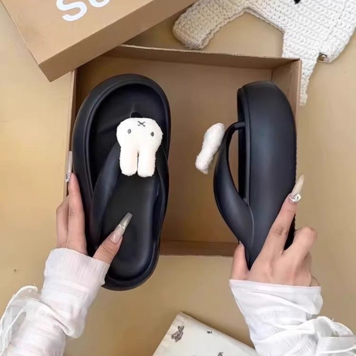Kawaii Miffy EVA Flip-flops Cu - Summer Away Clothing recension och pris