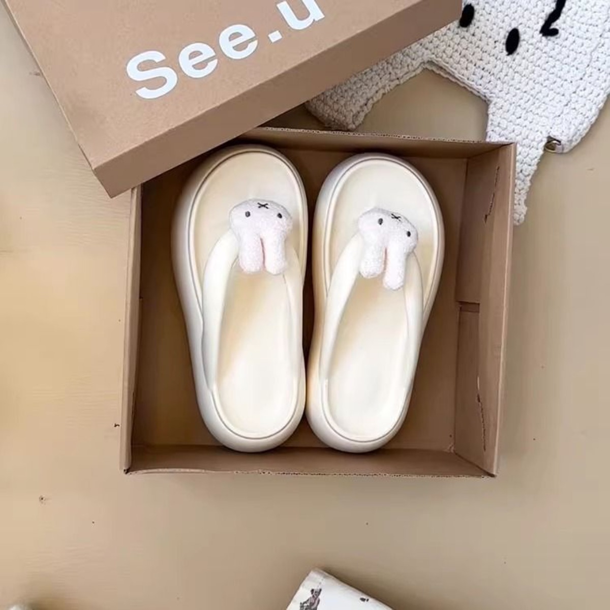 Kawaii Miffy EVA Flip-flops Cu - Summer Away Clothing recension och pris