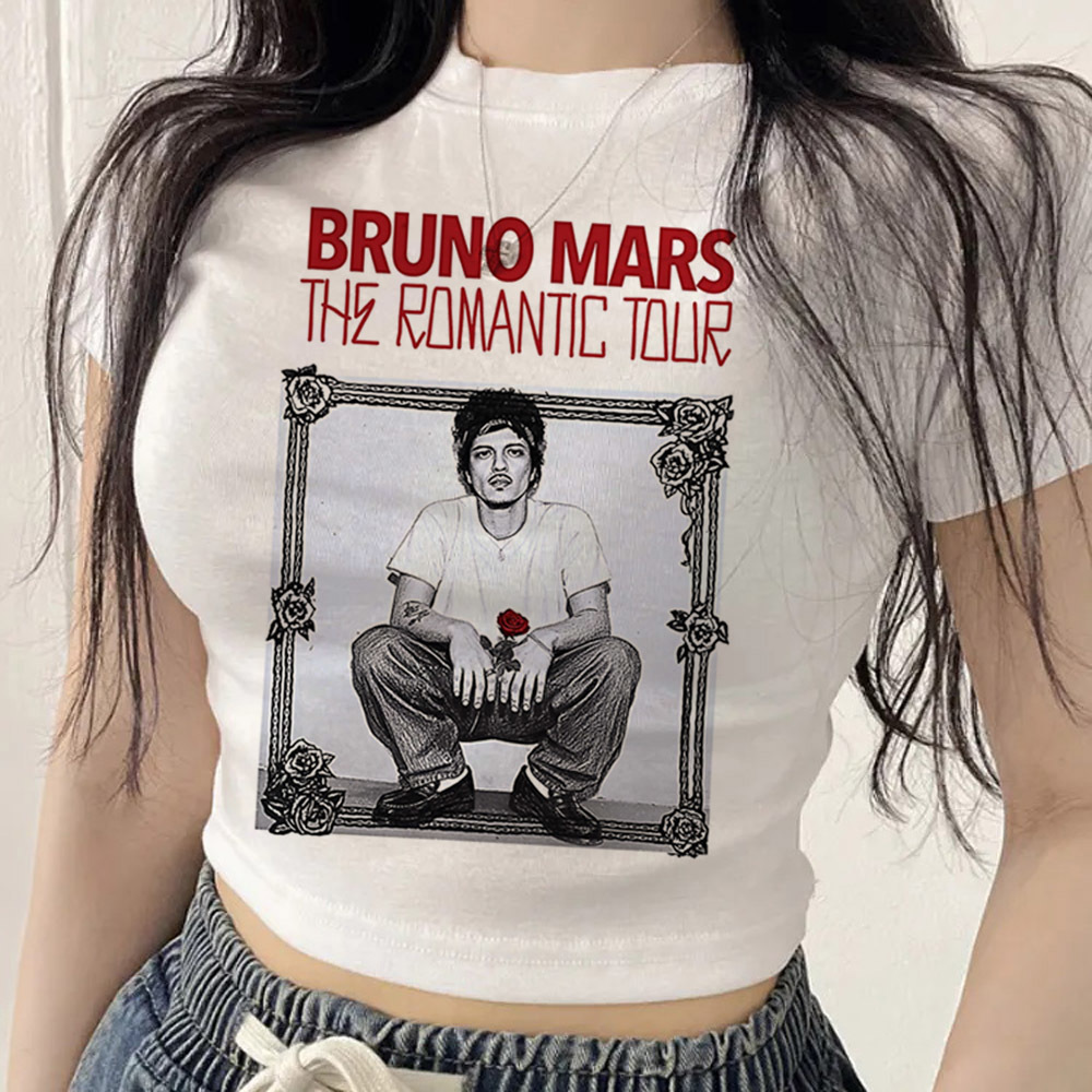Bruno Mars crop top teen anime - Summer Clothing Teens recension och pris