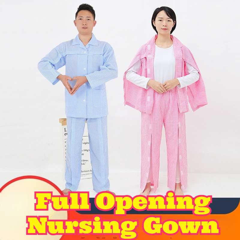 Full Open Stick Patient Pajama - Summer Clothing Wear recension och pris
