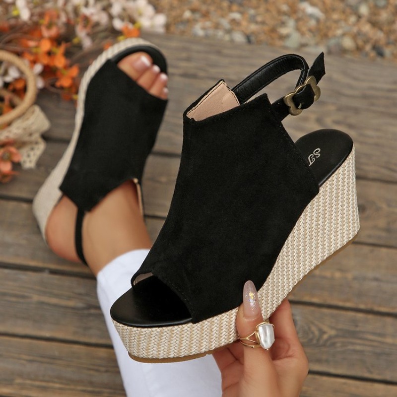 Women Sandals Summer Wedge Pla - Espadrille Sandal Women recension och pris