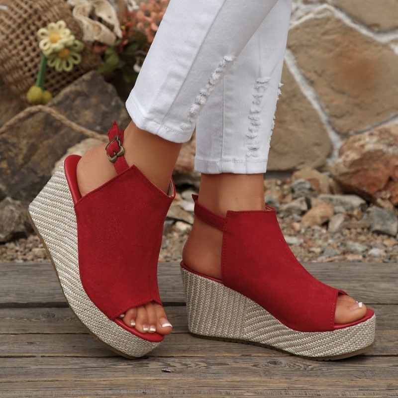 Women Sandals Summer Wedge Pla - Espadrille Sandal Women recension och pris