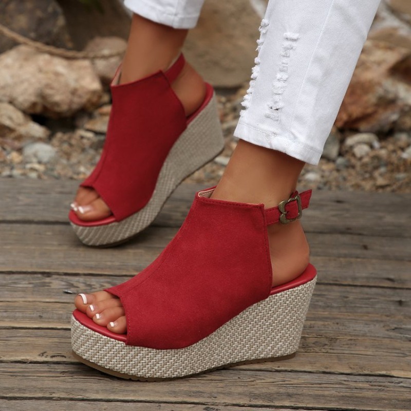 Women Sandals Summer Wedge Pla - Espadrille Sandal Women recension och pris