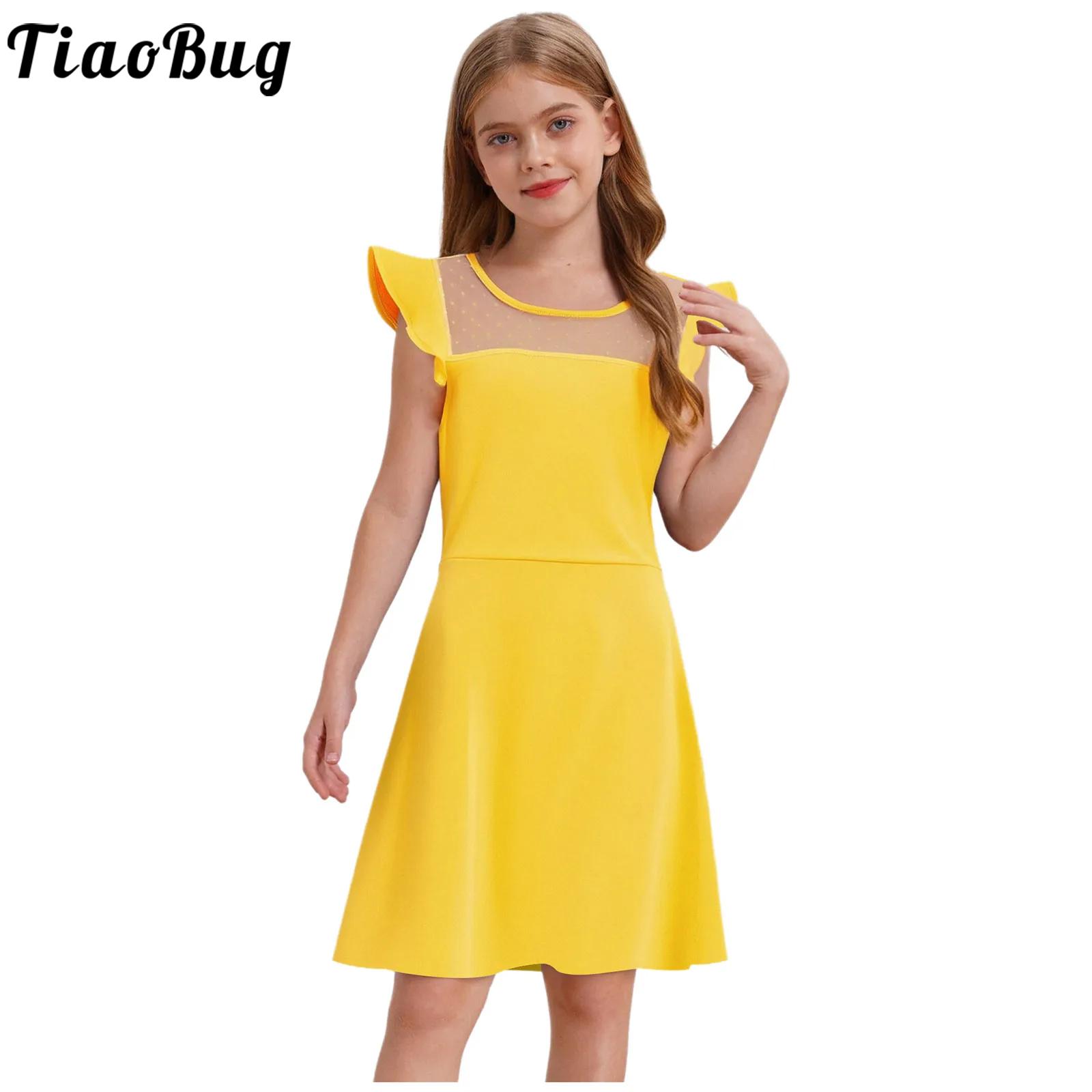 Teen Girls Summer Dress Ruffle - Summer Clothing Teens recension och pris