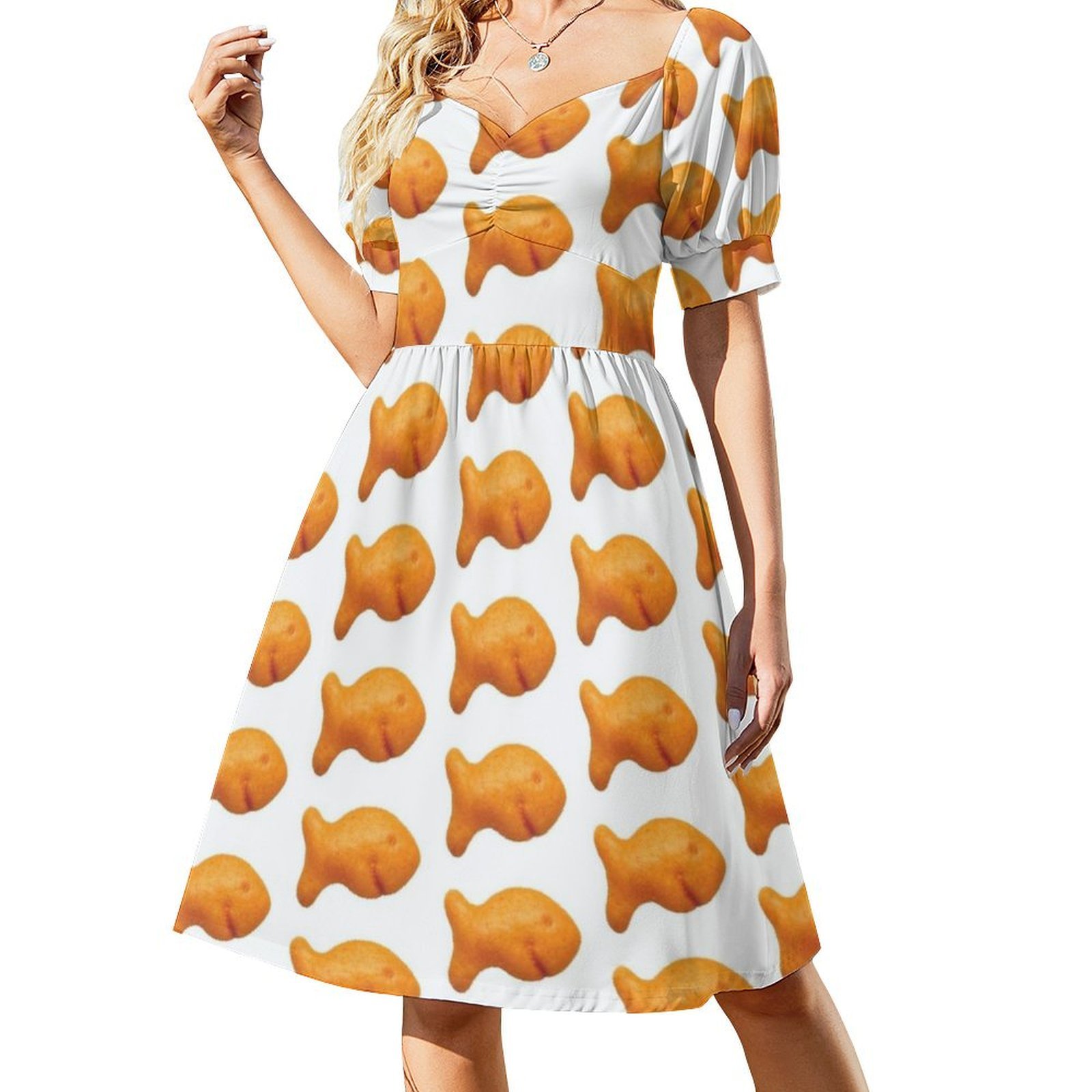Goldfish Cracker Bohemian Slee - Summer Clothing For A Beach recension och pris