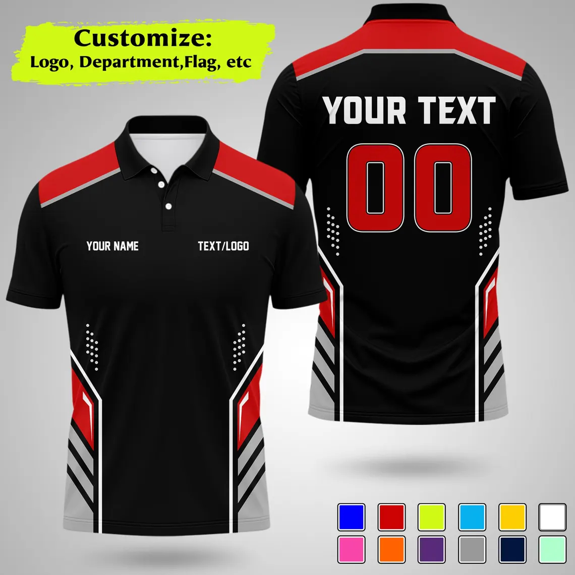 New Personalized Team Polo Shi - Summer Clothing Names recension och pris