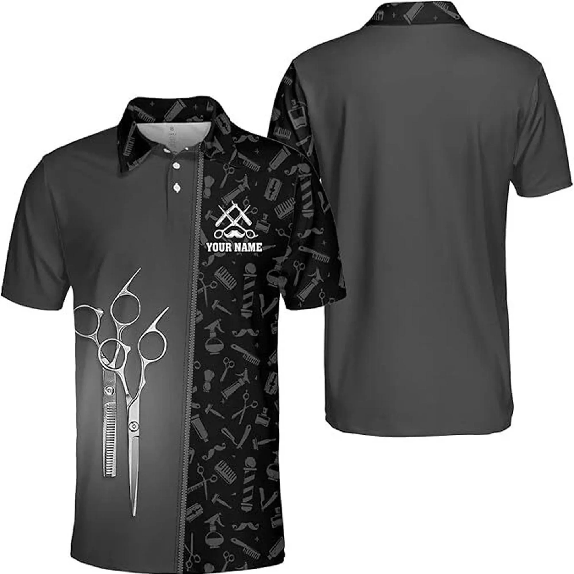 2025 Barber Short Sleeve Polo  - Summer Clothing Names recension och pris