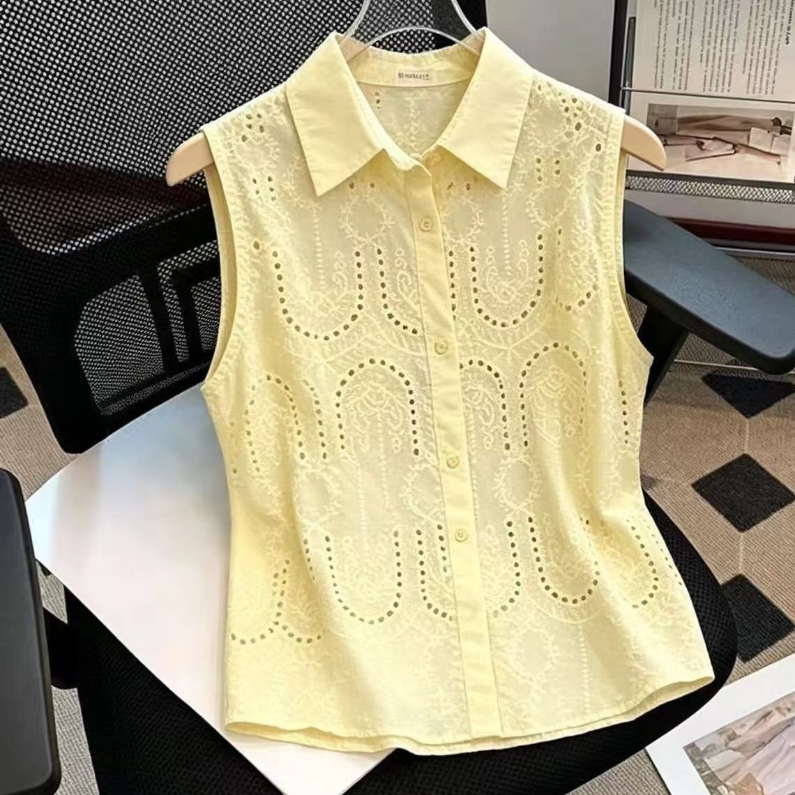 Sweet Sleeveless Solid Neck Bu - Summer Clothing Trends For Women recension och pris