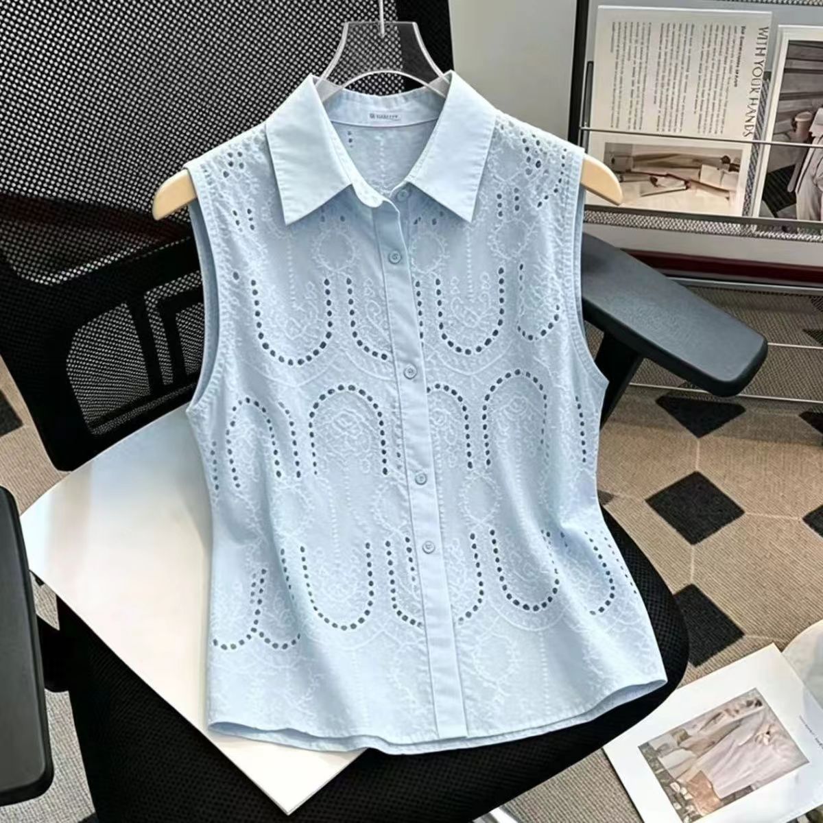 Sweet Sleeveless Solid Neck Bu - Summer Clothing Trends For Women recension och pris