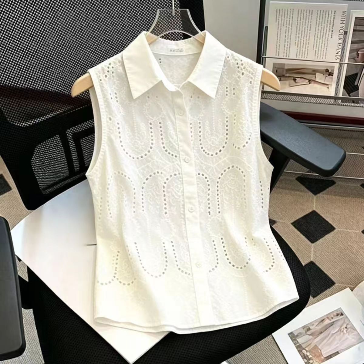 Sweet Sleeveless Solid Neck Bu - Summer Clothing Trends For Women recension och pris