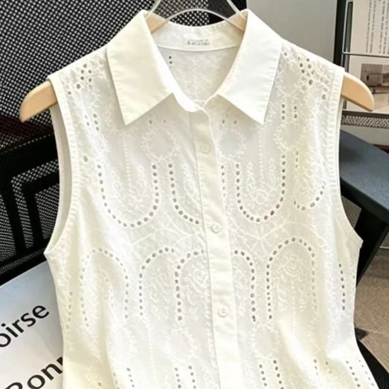Sweet Sleeveless Solid Neck Bu - Summer Clothing Trends For Women recension och pris