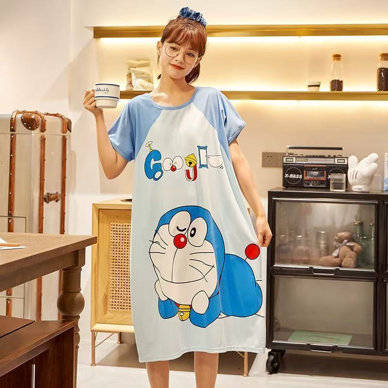 Doraemon cute nightdress for w - Summer Away Clothing recension och pris