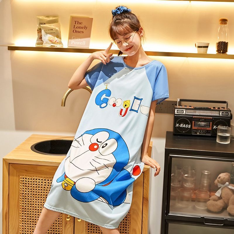 Doraemon cute nightdress for w - Summer Away Clothing recension och pris