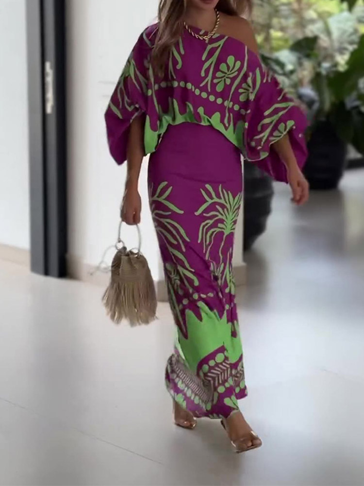 Sexy Women Print Two Piece Set - Summer Clothing Girls recension och pris