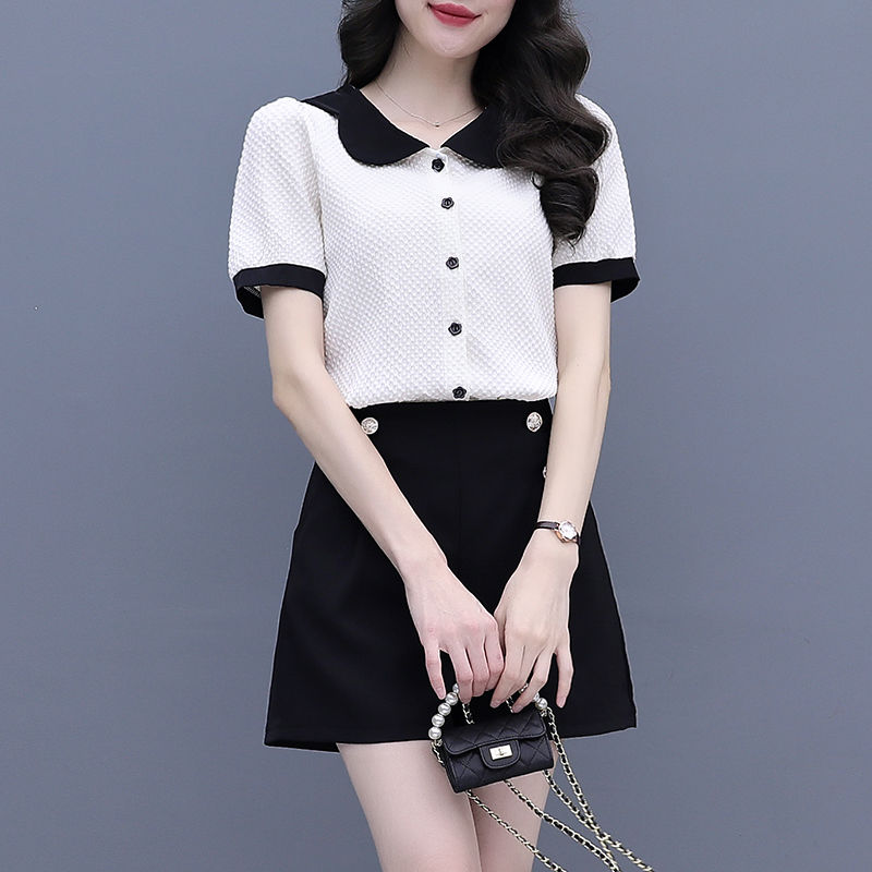 Contrast Color Button Short Se - Summer Clothing Trends For Women recension och pris