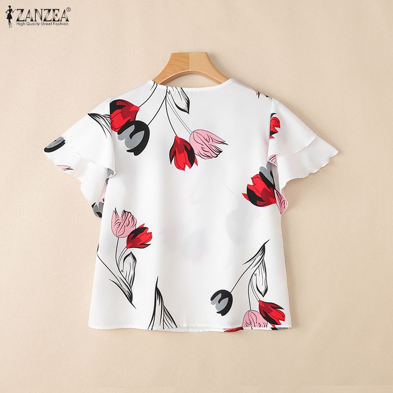 ZANZEA Woman Summer Floral Pri - Summer Clothing Layering recension och pris