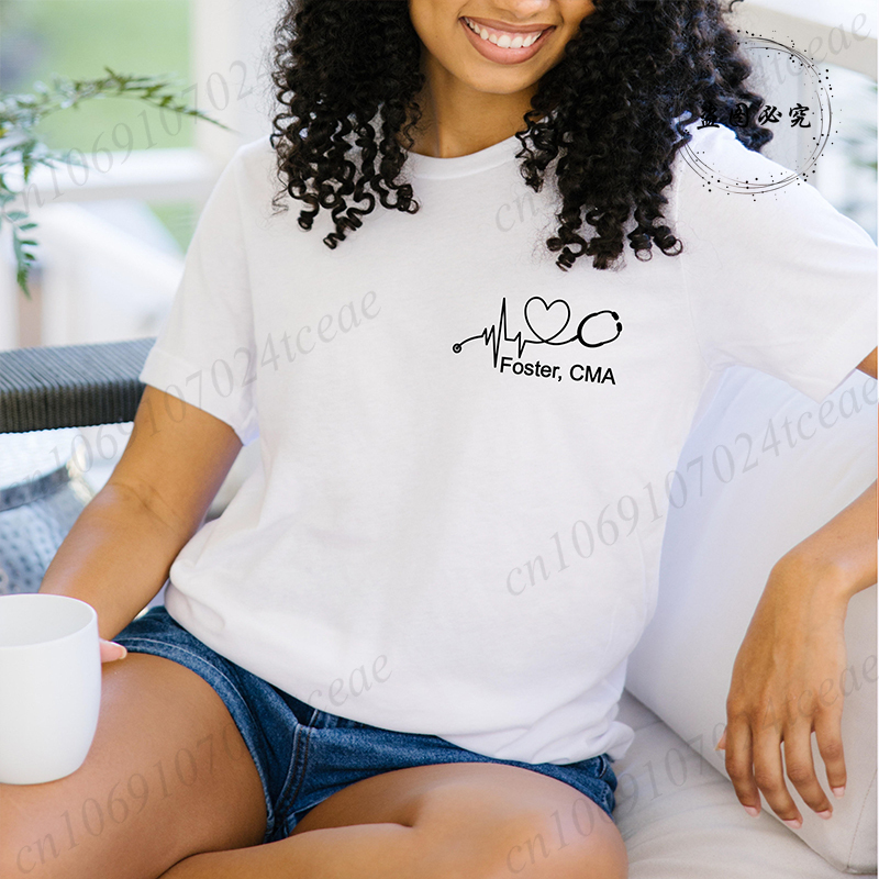 Custom Name Nurse Shirt Stetho - Summer Clothing Names recension och pris