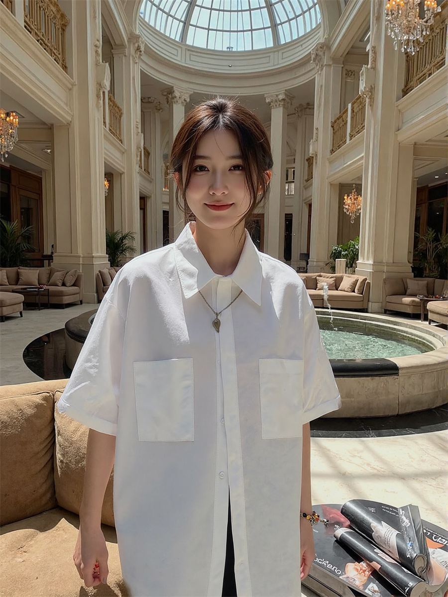 Short Sleeve Korean Style Shir - Summer Clothing Trends For Women recension och pris