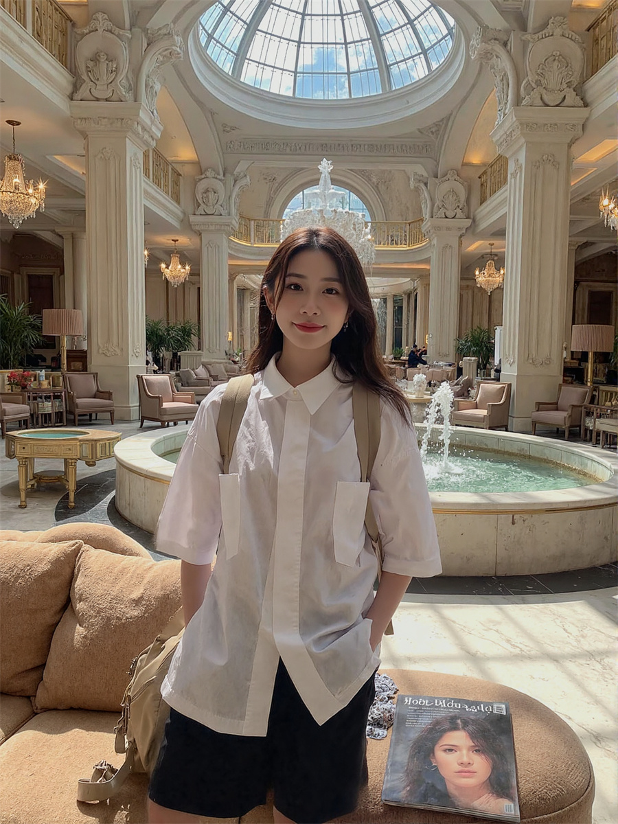 Short Sleeve Korean Style Shir - Summer Clothing Trends For Women recension och pris