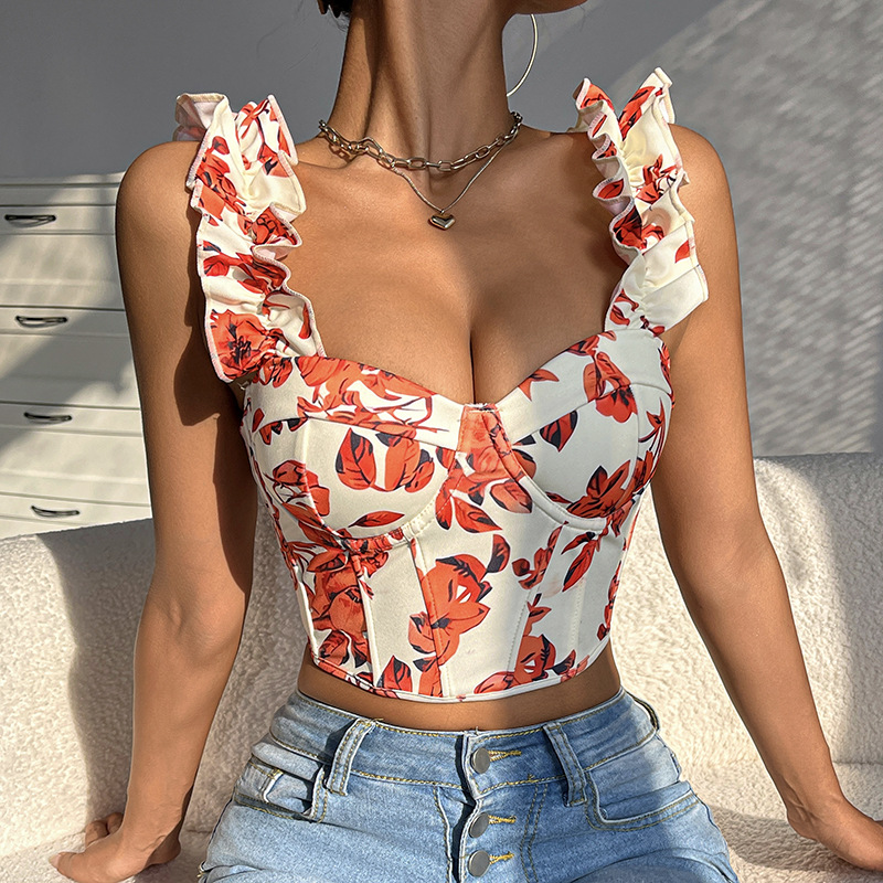 Corset Crop Tops Trend Sexy Wo - Summer Clothing Trends For Women recension och pris