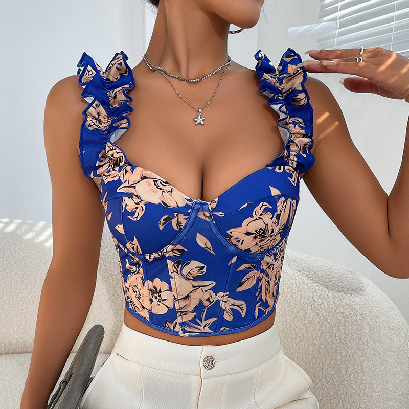 Corset Crop Tops Trend Sexy Wo - Summer Clothing Trends For Women recension och pris