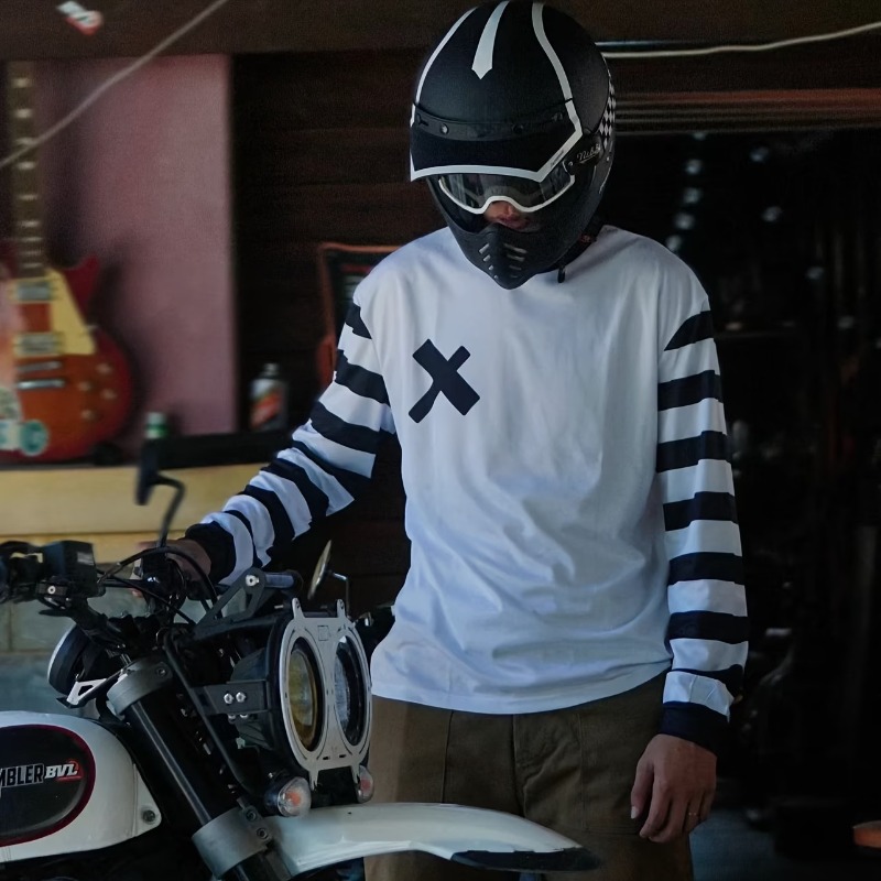 Summer White Motorcycle Off-Ro - Summer Clothing Motorcycle recension och pris