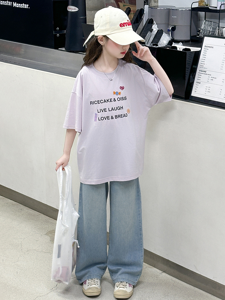 Girls Summer ort Sve T-irt Set - Summer Clothing Girls recension och pris
