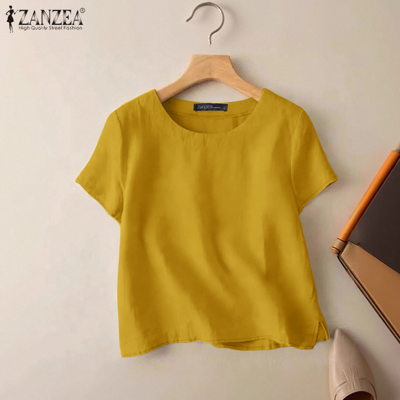 ZANZEA Summer Casual Cotton Bl - Summer Clothing Wear recension och pris
