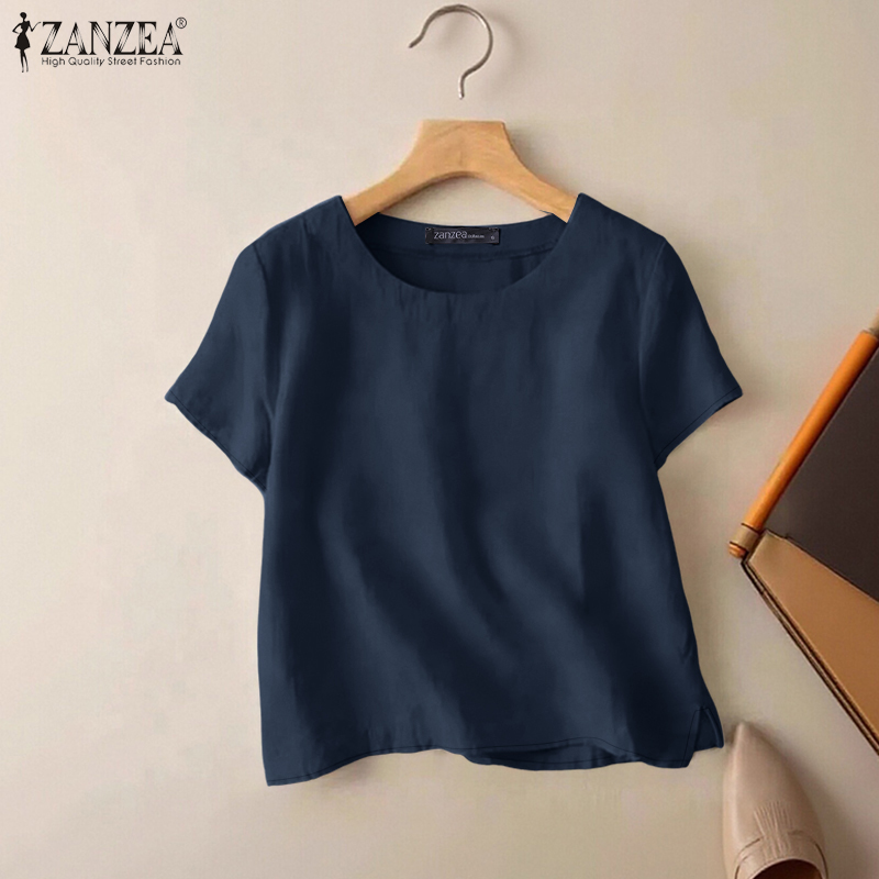 ZANZEA Summer Casual Cotton Bl - Summer Clothing Wear recension och pris