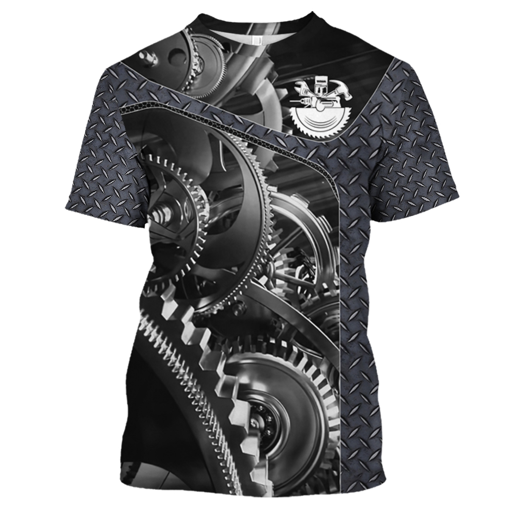 Vintage T-Shirt Mechanic 3D Pr - Summer Clothing Names recension och pris