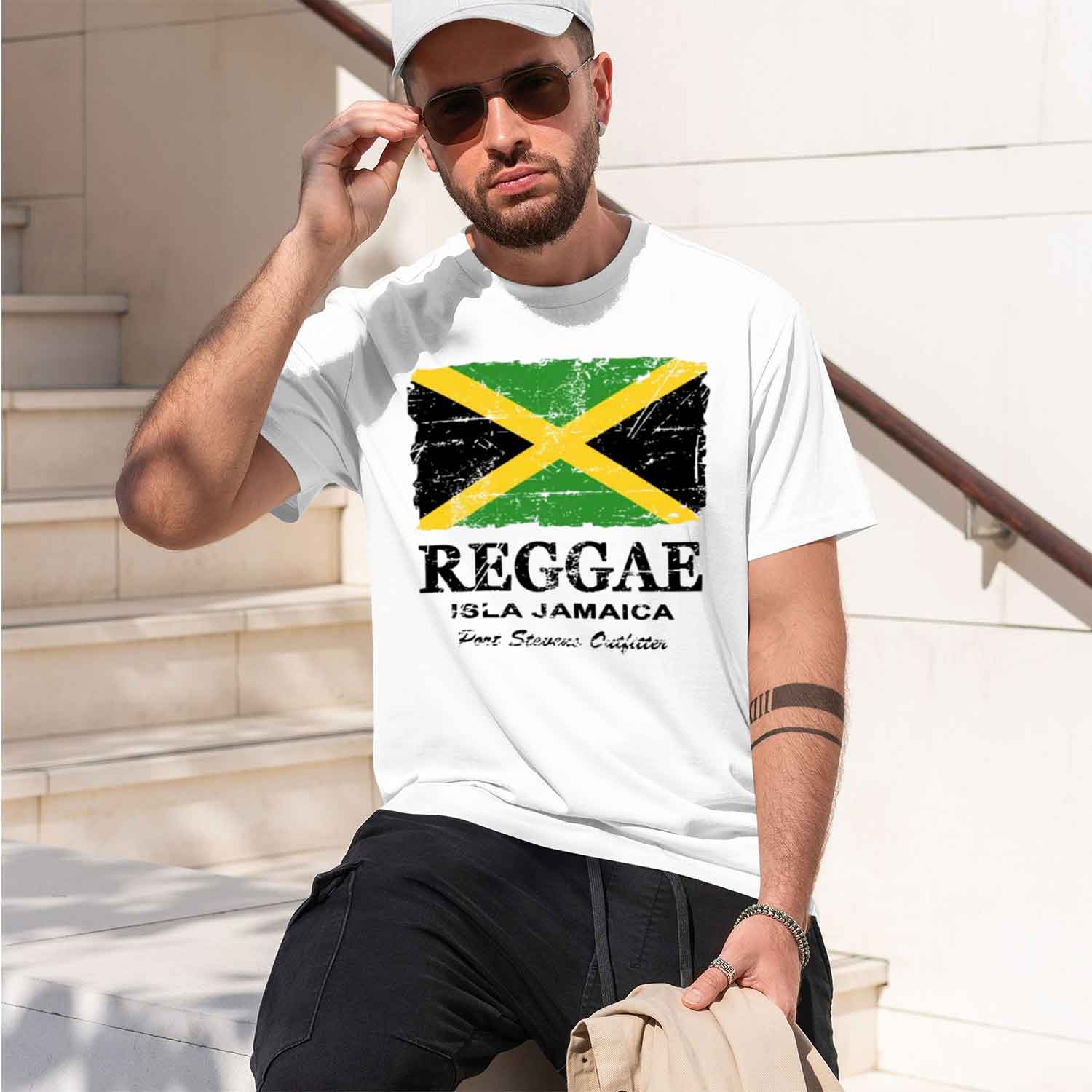 Rae Jamaa Flag T-shirt Vintage - Summer Rae Clothing recension och pris