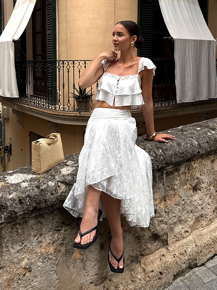 2026 Summer Fashion Square Nec - Summer Vacation Clothing Women recension och pris