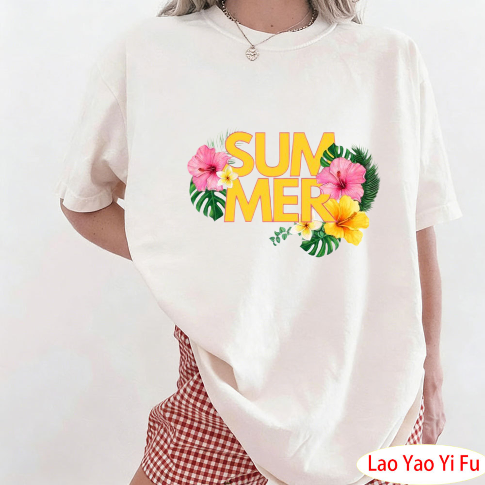 Summer Tropical Floral T-Shirt - Summer Clothing Resort recension och pris