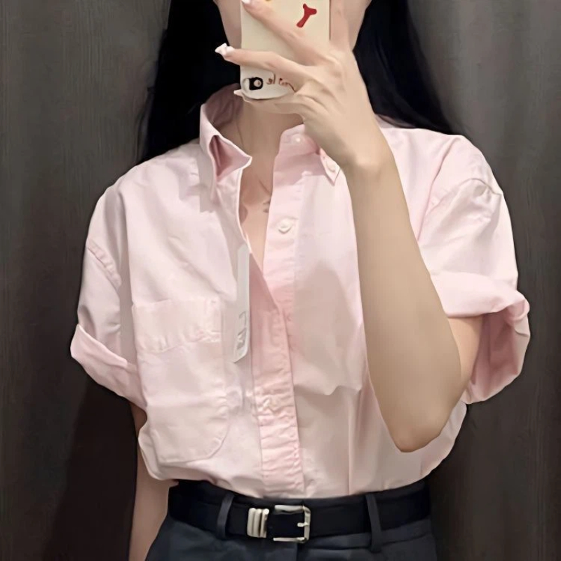 Korean Short Sleeve Polo Neck  - Summer Clothing Trends For Women recension och pris