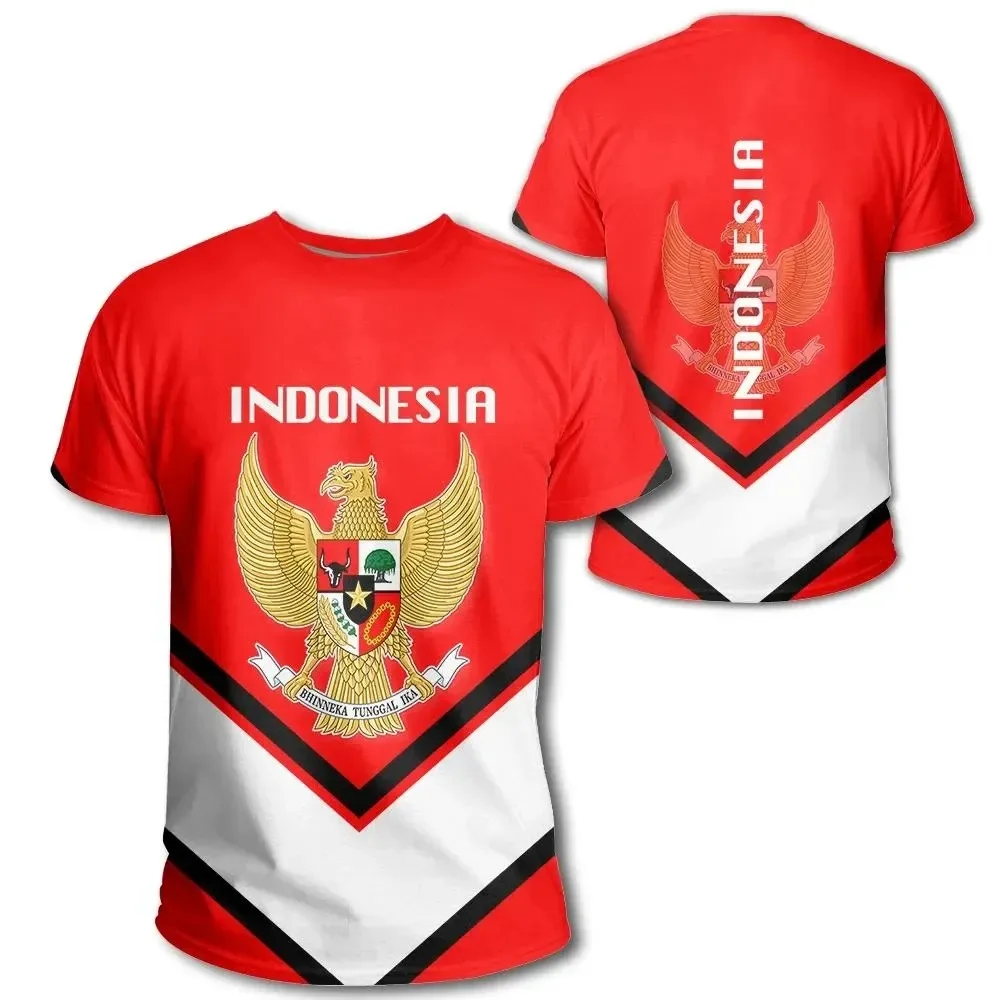 Indonesian Flag 3D Heraldic Pr - Summer Clothing Teens recension och pris
