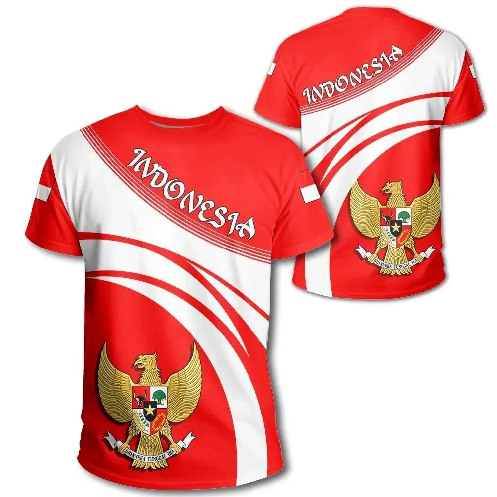 Indonesian Flag 3D Heraldic Pr - Summer Clothing Teens recension och pris