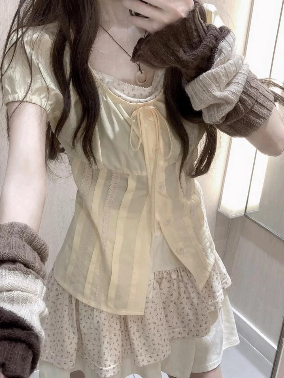 Sweet Floral Two-Piece Set for - Summer Clothing Girls recension och pris