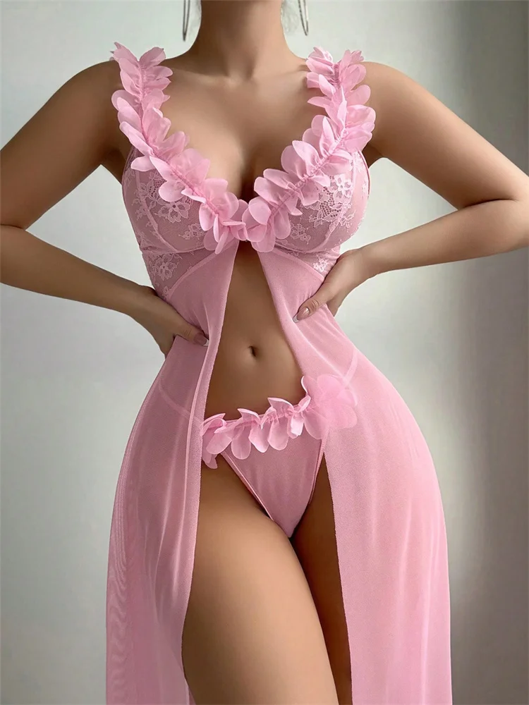 Pink Floral Sexy Nighties Wome - Summer Clothing For Petite Women recension och pris