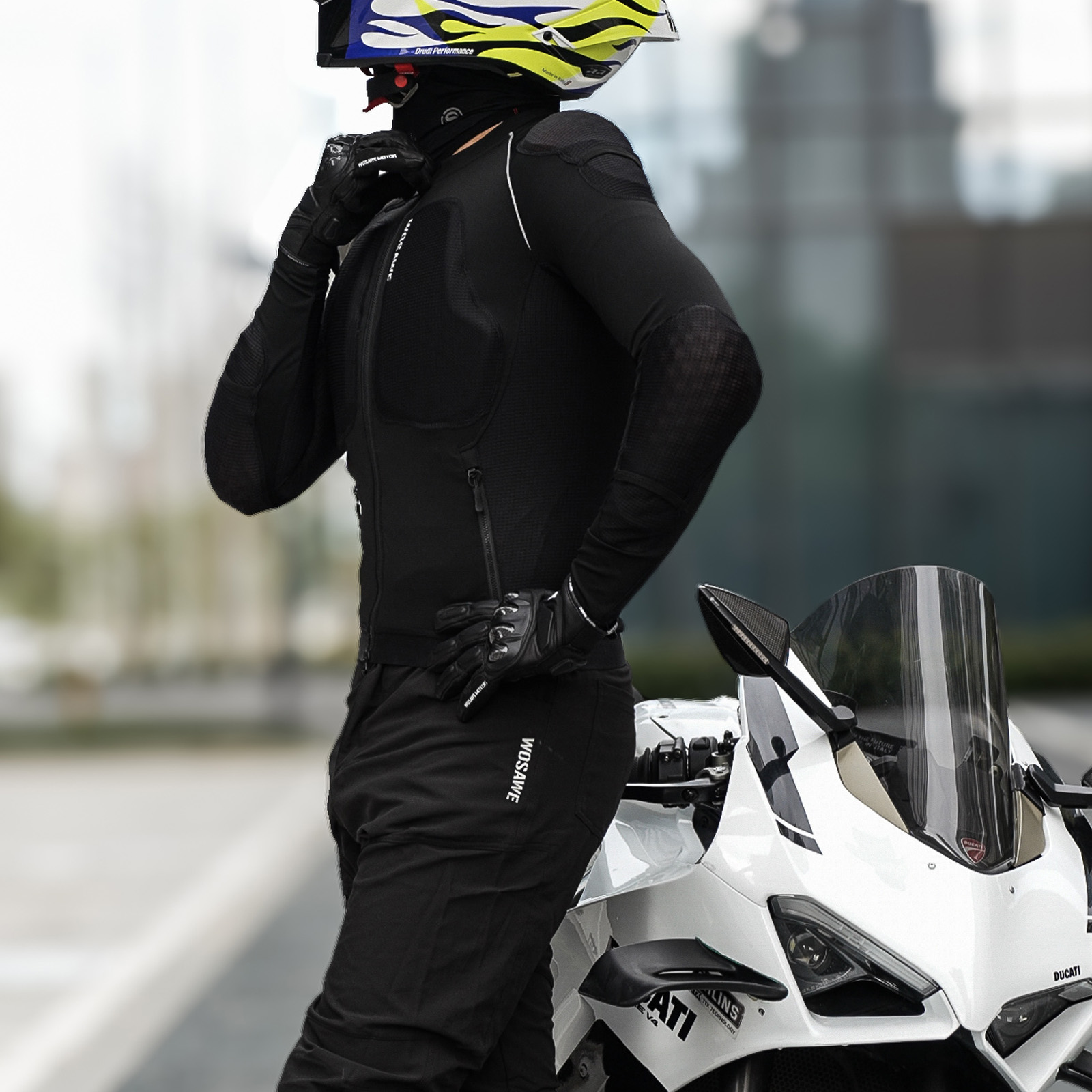 WOSAWE Men's Motorcycle Jacket - Summer Clothing Motorcycle recension och pris