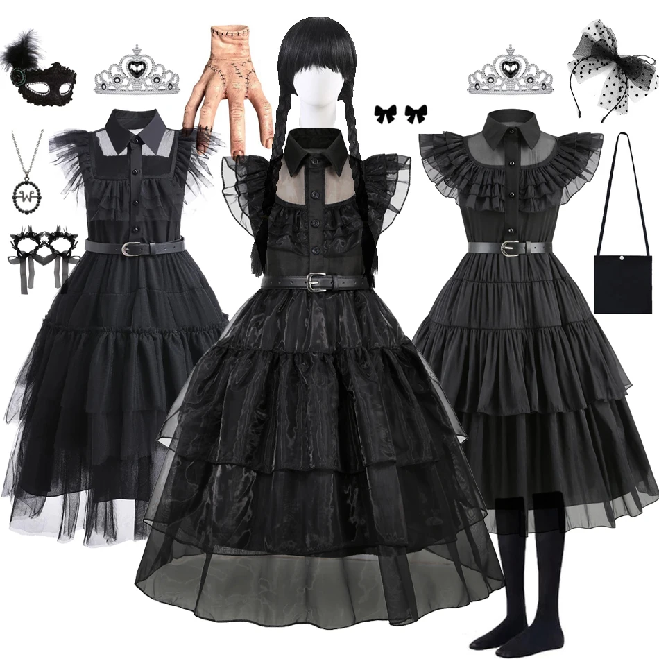 Black Costumes Dress for Girls - Summer Clothing Teens recension och pris