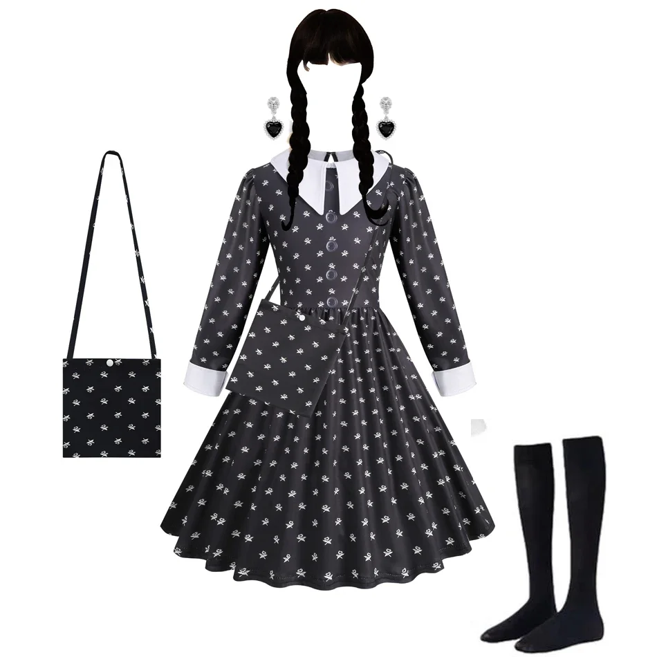 Black Costumes Dress for Girls - Summer Clothing Teens recension och pris