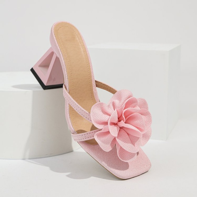 Womens 3D Flower Decor Sandals - Summer Clothing For Petite Women recension och pris