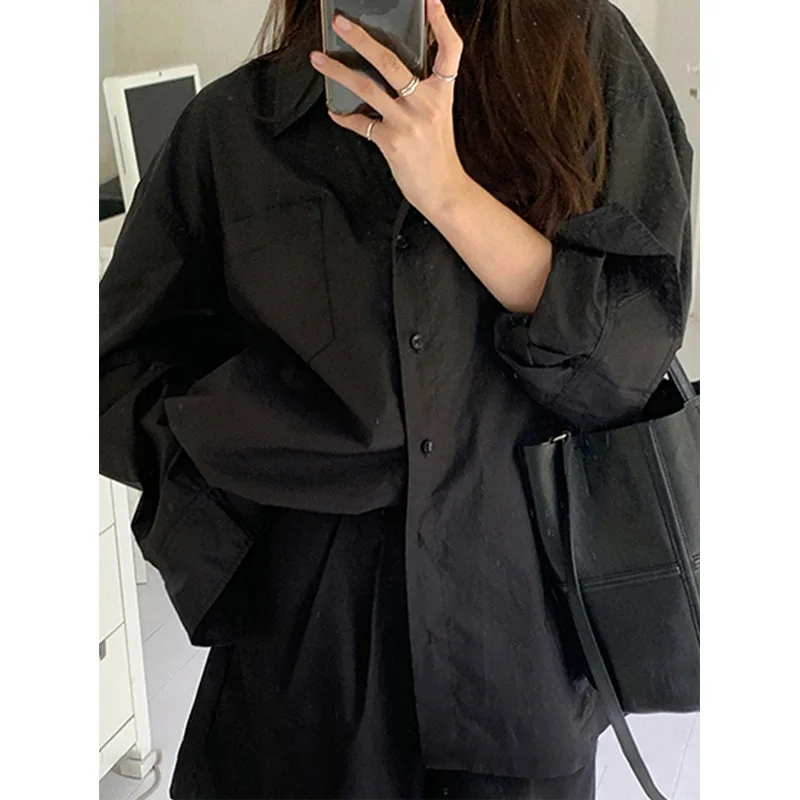 Spring Black Loose Shirt Tops  - Summer Clothing Trends For Women recension och pris